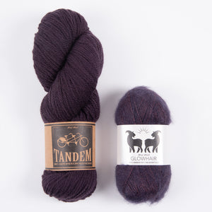 AUBERGINE MOHAIR MATCH DK