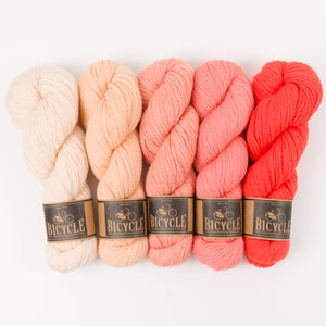 West Wool PEACHY STARFISH Merino wool Fingering Quick Kits