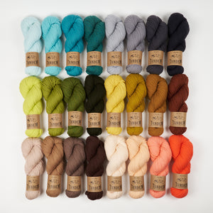 West Wool BRIORIPPLE BLANKET - BEACH HOUSE Merino wool DK multicolour Westknits Kits