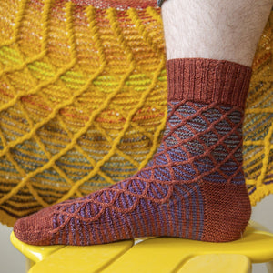 WESTKNITS NO. 12 SELF-STRIPING SOCKS