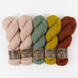 West Wool SAND IN THE PICNIC Merino wool Fingering Quick Kits
