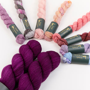 PAINTING BRICKS SHAWL - PURPLE BRICKS