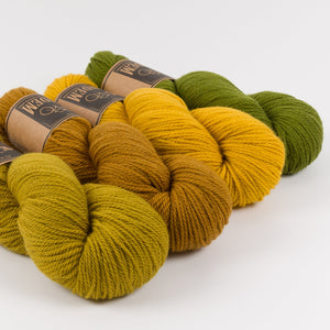 WESTKNITS KIT - OLIVES AND MUSTARD