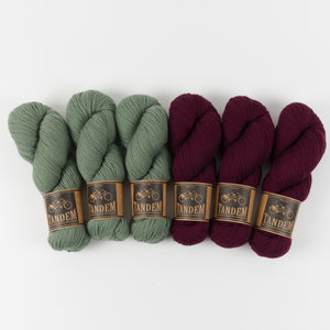 West Wool FUZZY SAGE Merino wool DK Quick Kits