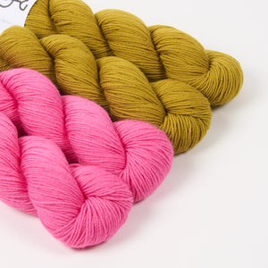WESTKNITS KIT - PINK MUSTARD