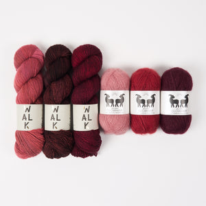 WESTKNITS KIT - OXBLOOD FROST
