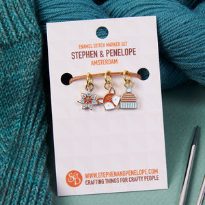 HKAL 2025 ENAMEL STITCH MARKER SET - FOX
