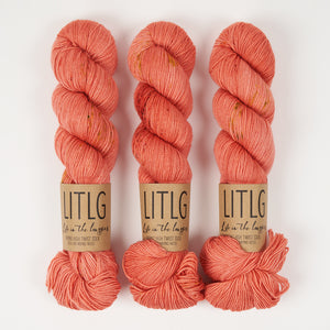 HIGH TWIST SOCK - ROSY MELON