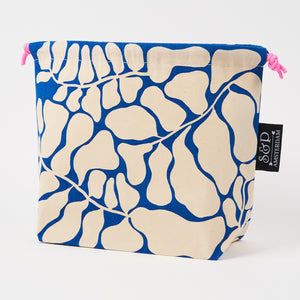 DRAWSTRING BAG - WOBBLE BLUE