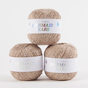 Punk Rock Unicorn MERMAID TEARS - BEIGE Cotton Sport beige Yarn