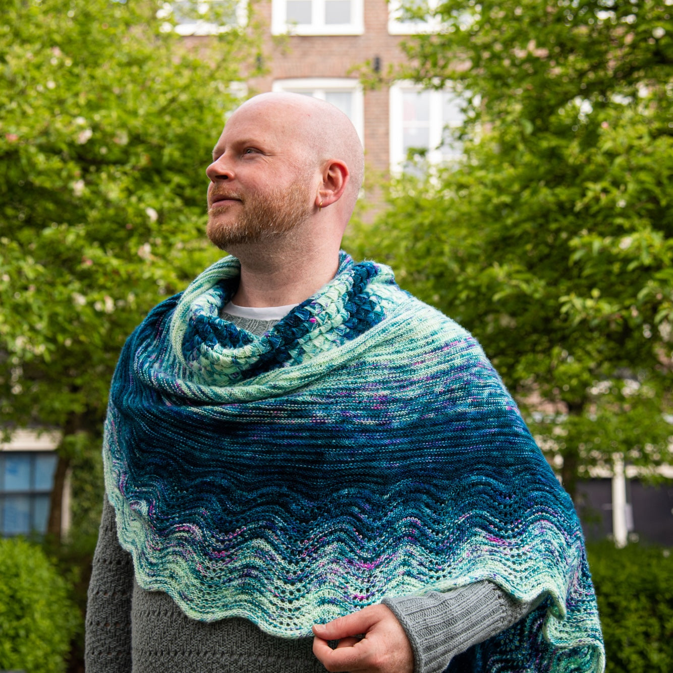 Westknits Patterns MESMERIZING MERMAID SHAWL PATTERN Westknits Pattern