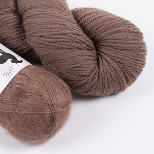 MOCHA MOHAIR MATCH TRIO DK