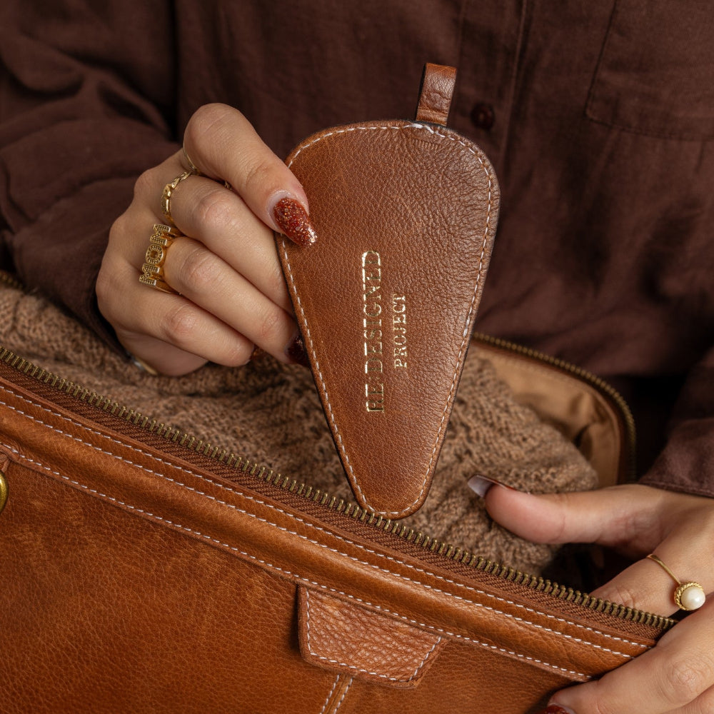 Re:Designed Project 63 — Leather Scissor Sheath Keychain for