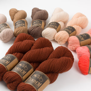 PAINTING BRICKS SWEATER - PEACHY BRICKS