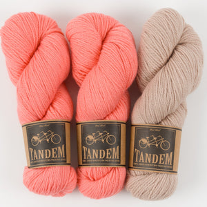West Wool WESTKNITS KIT - PINK BEACHES Merino wool DK Westknits Kits