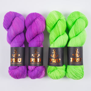 Punk Rock Unicorn WESTKNITS KIT - POISON BRAUSE Merino wool Nylon Fingering Westknits Kits