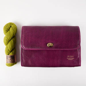 PROJECT 74 - AUBERGINE - SMALL BUCKLE PROJECT ORGANISER