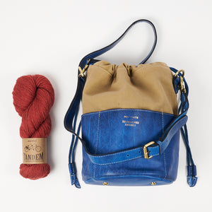 PROJECT 61 - DENIM BLUE - DRAWSTRING PROJECT ORGANISER