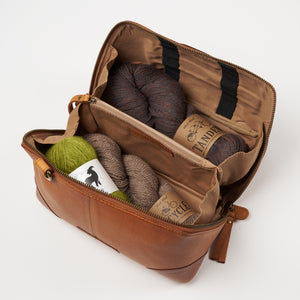 PROJECT 78 - BURNED TAN/WALNUT - SMALL PROJECT ORGANISER