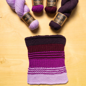 WESTKNITS KIT - AUBERGINE FANDANGO