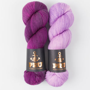 Punk Rock Unicorn WESTKNITS KIT - PRETTY IN PURPLE Merino wool Nylon Fingering Westknits Kits