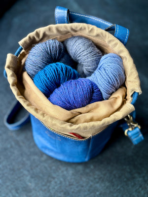 PROJECT 61 - DENIM BLUE - DRAWSTRING PROJECT ORGANISER