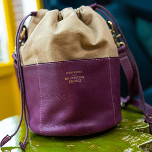 PROJECT 61 - AUBERGINE - DRAWSTRING PROJECT ORGANIZER