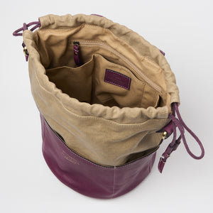 PROJECT 61 - AUBERGINE - DRAWSTRING PROJECT ORGANIZER