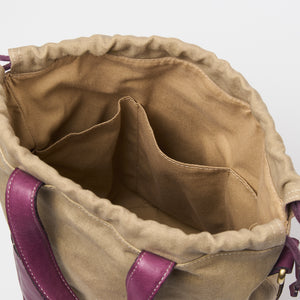 PROJECT 61 - AUBERGINE - DRAWSTRING PROJECT ORGANIZER