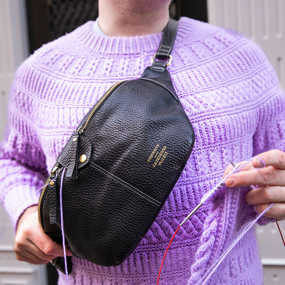 PROJECT 95 - BLACK PEBBLE - BELT BAG