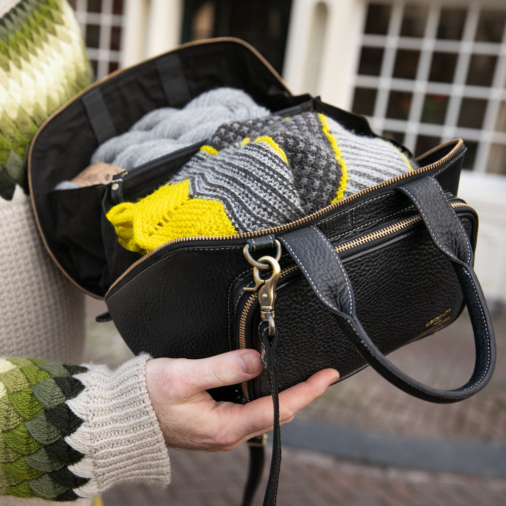 PROJECT 39 - BLACK PEBBLE - CROSSBODY PROJECT ORGANISER