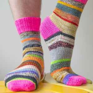 Stephen & Penelope SCRAPPY DK SOCKS Free Pattern