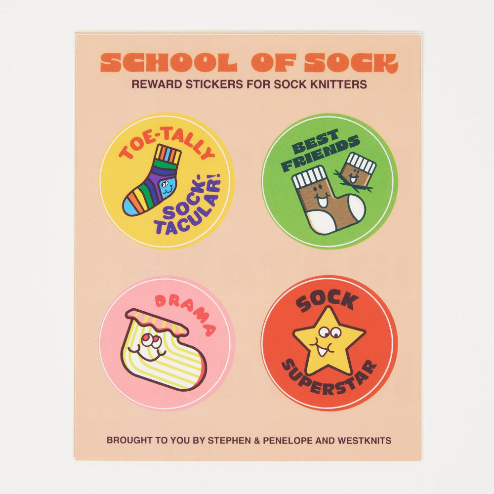 Stephen & Penelope Notions SCHOOL OF SOCK STICKERS multicolor Sundries