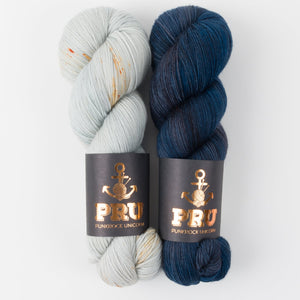 Punk Rock Unicorn WESTKNITS KIT - SEASONED OCEAN Merino wool Fingering Westknits Kits