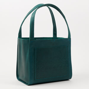 TEAL BOXY TOTE MINI