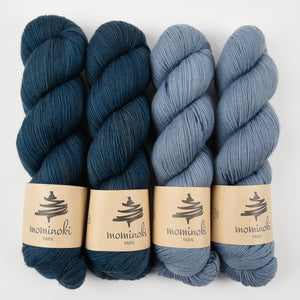Mominoki Yarn TIME AND TIDE Merino wool Polyamide Fingering Quick Kits