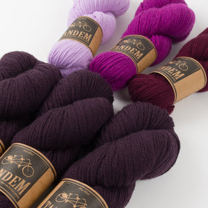 TREASURE TROVE SWEATER - AUBERGINE