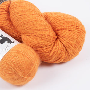 WESTKNITS KIT - TANGERINE MOHAIR MATCH FOUR DK