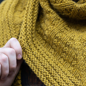 WESTKNITS SAMPLE - DOUBLE WAFFLE SHAWL