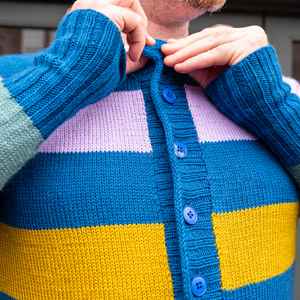 WESTKNITS GO-TO CARDIGAN - SEA GRAPE