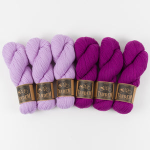 West Wool VIBRANT UNICORN Merino wool DK Quick Kits