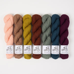 West Wool AUTUMN FLOWERS Merino wool Fingering Quick Kits