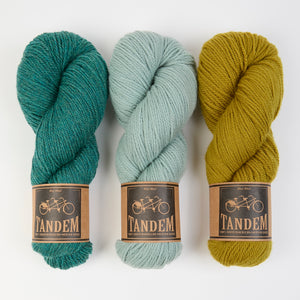 KEATING BABY BLANKET - MISTY MUSTARD