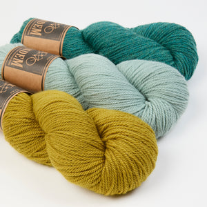 KEATING BABY BLANKET - MISTY MUSTARD