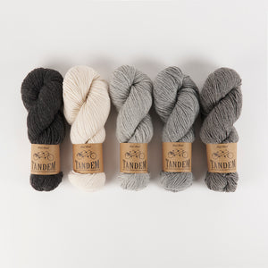 West Wool WESTKNITS GO-TO CARDIGAN - FRENCH MOUSE Merino wool DK grey Westknits Kits
