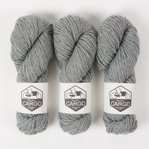 West Wool CARGO COLLAGE SWEATER - CONCRETE Merino wool Chunky grey Westknits Kits