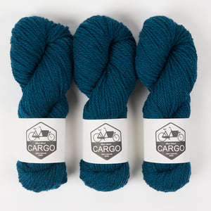 West Wool CARGO COLLAGE SWEATER - ZANDVOORT Merino wool Chunky blue Westknits Kits
