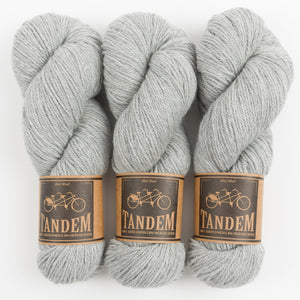 West Wool DUSTLAND BLANKET - PEBBLE Merino wool DK grey Westknits Kits