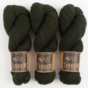 West Wool DUSTLAND BLANKET - WELLINGTON Merino wool DK green brown Westknits Kits