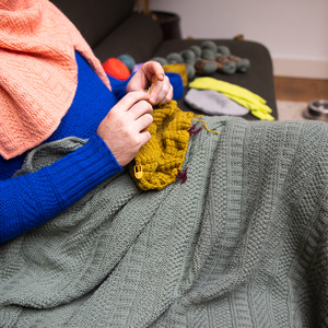 DUSTLAND BLANKET - GREEN OLIVE